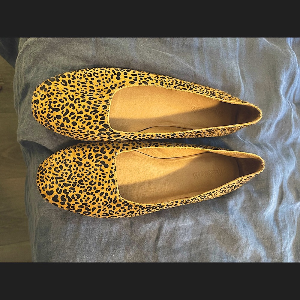 Madewell cheetah flats